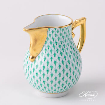 Herend Green VH fishnet Milk jug 20657-0-00 VHV. Volume: 2 dl (6 OZ)