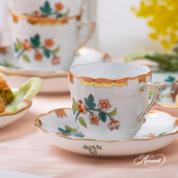Coffee Cup 706-0-00 WBOS Windsor / Livia pattern. Classic design. Herend porcelain