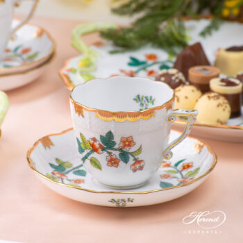 Coffee Cup 706-0-00 WBOS Windsor / Livia pattern. Classic design. Herend porcelain