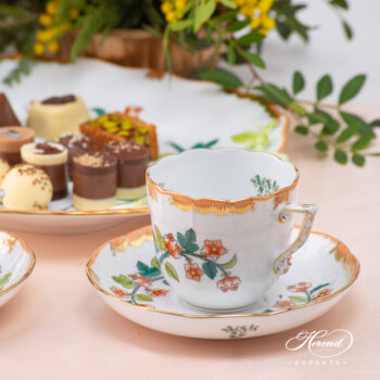 Coffee Cup 706-0-00 WBOS Windsor / Livia pattern. Classic design. Herend porcelain