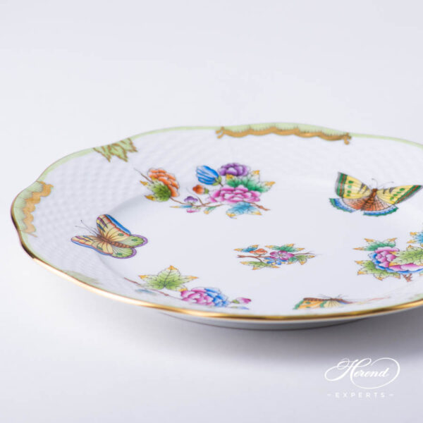 Dessert Plate 519-0-00 VBO Queen Victoria design. Herend porcelain