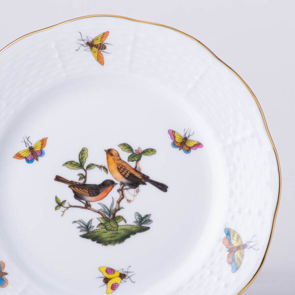 Bread and Butter Plate 515-0-00 RO Rothschild Bird pattern. Herend porcelain