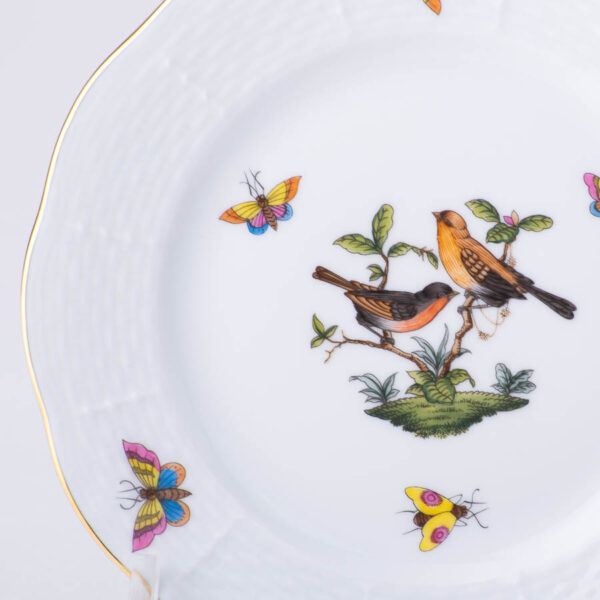 Bread and Butter Plate 515-0-00 RO Rothschild Bird pattern. Herend porcelain