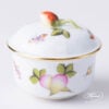 Sugar Basin with Strawberry Knob - Herend porcelain 464-0-11 FR Market Garden design.