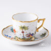 Herend coffee cup of Oriental Showmen 20706-0-00 FODO