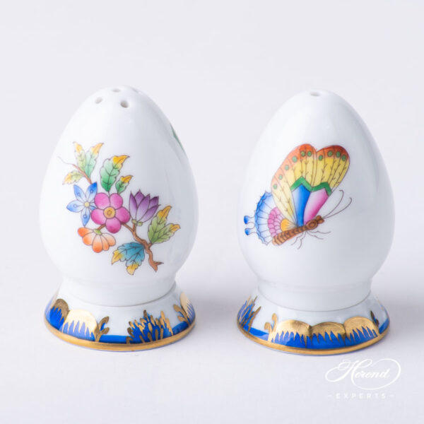 Herend Victoria blue edge Salt and Pepper shaker 250 VBO-Y3