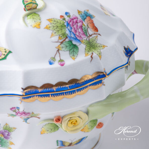 Tureen 1014-0-17 VBO-Y3 Queen Victoria Special pattern. Herend porcelain