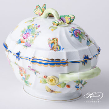 Tureen 1014-0-17 VBO-Y3 Queen Victoria Special pattern. Herend porcelain
