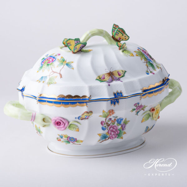 Tureen 1014-0-17 VBO-Y3 Queen Victoria Special pattern. Herend porcelain