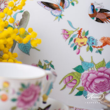 Tea Set for Two People - Luxurious Butterfly SP225 pattern. Herend porcelain