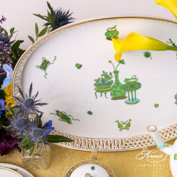 Tea Set for 2 People - Herend porcelain Topkapi - TOP oriental design. Total: 10 pieces Herend porcelain items.
