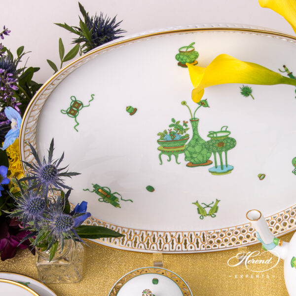 Tea Set for 2 People - Herend porcelain Topkapi - TOP oriental design. Total: 10 pieces Herend porcelain items.