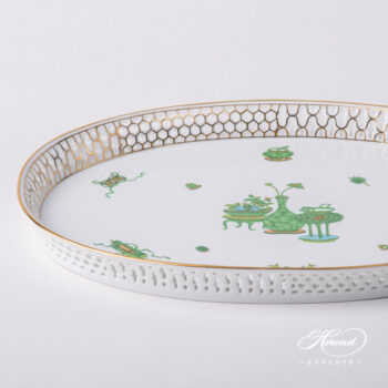 Tray pierced - Herend porcelain 3382-0-00 TOP - Topkapi oriental design.