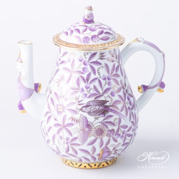 Coffee Pot  w. Mandarin Knob - Jardin Zoologique Lilac - ZOLA