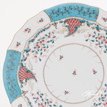 Service / Serving Plate - Herend 1527-0-00 TCA Tupini design.