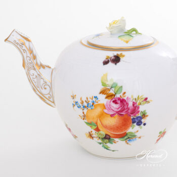 Herend Fruits Teapot 20 OZ 607-0-09 CFR