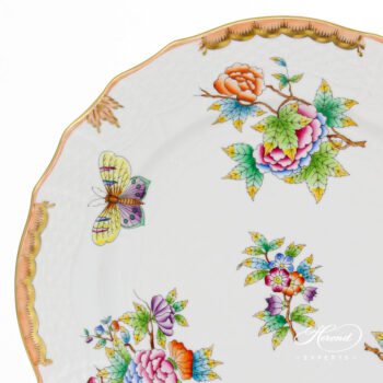 Herend Queen Victoria Orange Charger plate 1527-0-00 VBO-Y5