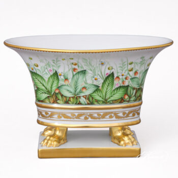 Herend Strawberries Empire Vase 6409-0-00 FSB