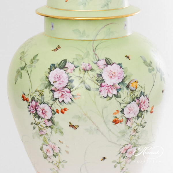 Herend Vase Rose Arbor 6571-0-15 SP753