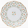 Dessert Plate - Herend porcelain 517-0-00 FLT - Strawberry in Lace design.
