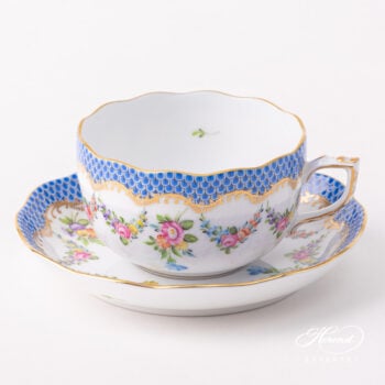 Herend Liechtenstein Teacup w Saucer 724-0-00 LTBS-EBH