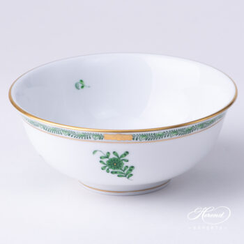 Herend Apponyi Green Bowl 367-0-00 AV