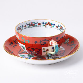 Herend Godollo Tea cup Red Dynasty 2474-0-00 G