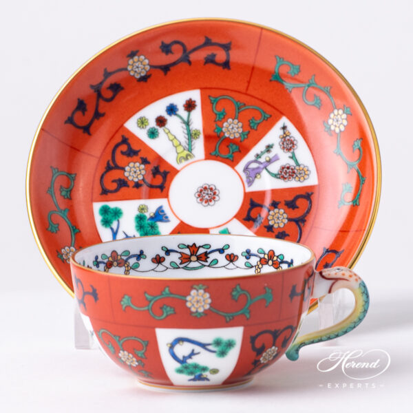 Herend Godollo Tea cup Red Dynasty 2474-0-00 G