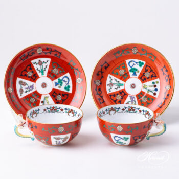 Herend Godollo Tea cup Red Dynasty 2474-0-00 G