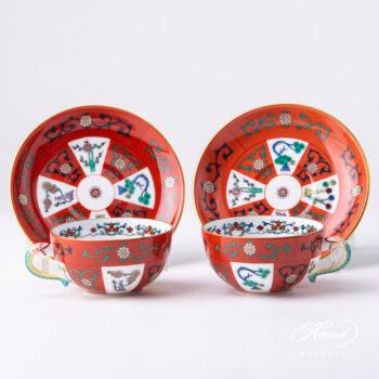 Herend Godollo Tea cup Red Dynasty 2474-0-00 G