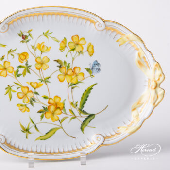 Herend Ribbon Tray American Wildflowers 2400-0-00 FLA-EP