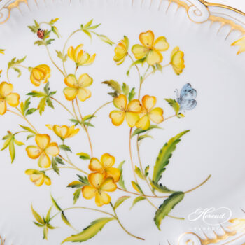 Herend Ribbon Tray American Wildflowers 2400-0-00 FLA-EP