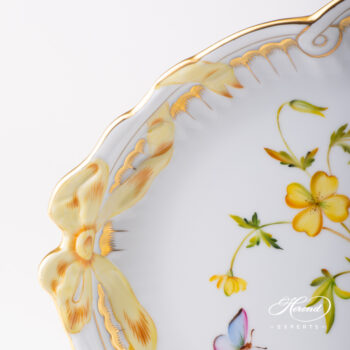 Herend Ribbon Tray American Wildflowers 2400-0-00 FLA-EP