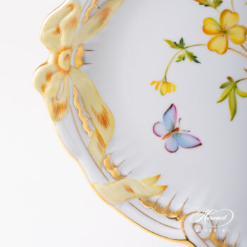 Herend Ribbon Tray American Wildflowers 2400-0-00 FLA-EP