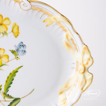 Herend Ribbon Tray American Wildflowers 2400-0-00 FLA-EP