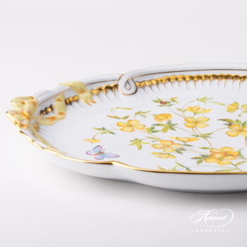 Herend Ribbon Tray American Wildflowers 2400-0-00 FLA-EP