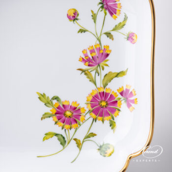 Herend Salad Dish American Wildflowers 20181-0-00 FLA-BF