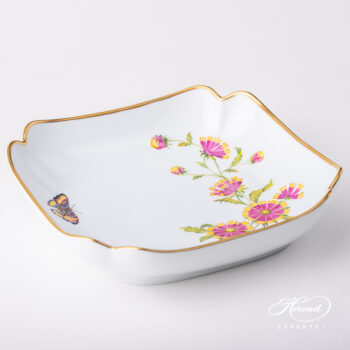 Herend Salad Dish American Wildflowers 20181-0-00 FLA-BF