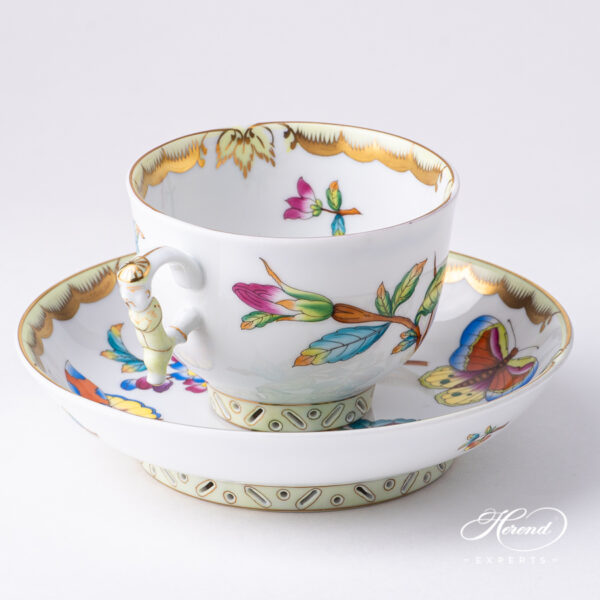Herend Victoria Teacup with Saucer 3364-0-21