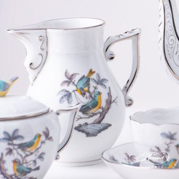 Rothschild Bird Espresso set of Herend O-ROE-PT