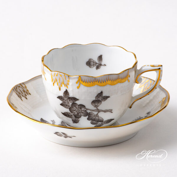 Herend Apponyi Black Espresso Cup 711-0-00 VBAN