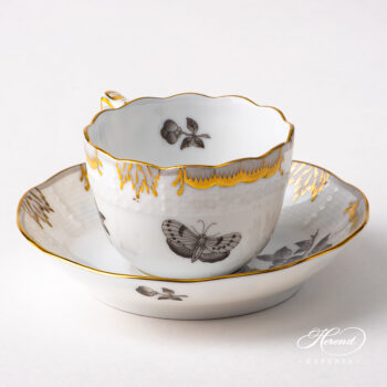 Herend Apponyi Black Espresso Cup 711-0-00 VBAN