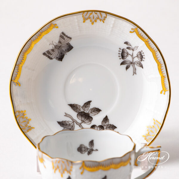 Herend Apponyi Black Espresso Cup 711-0-00 VBAN