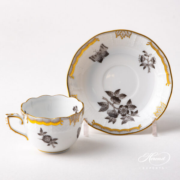 Herend Apponyi Black Espresso Cup 711-0-00 VBAN