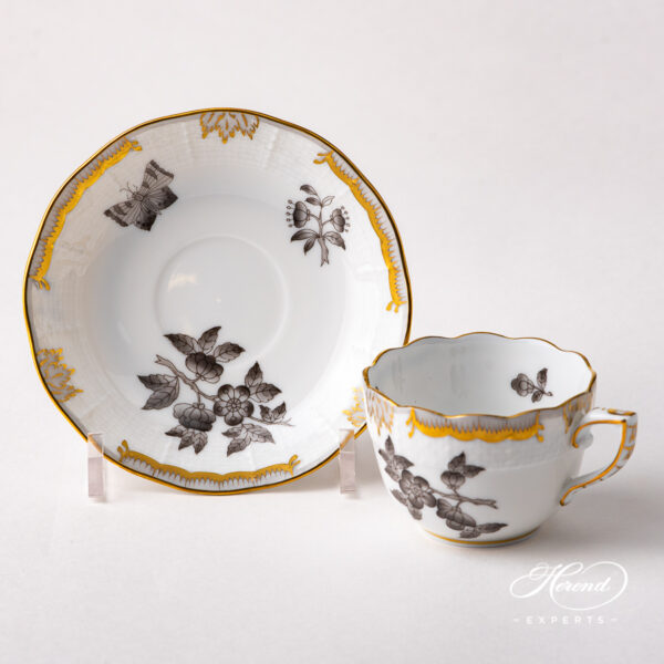 Herend Apponyi Black Espresso Cup 711-0-00 VBAN