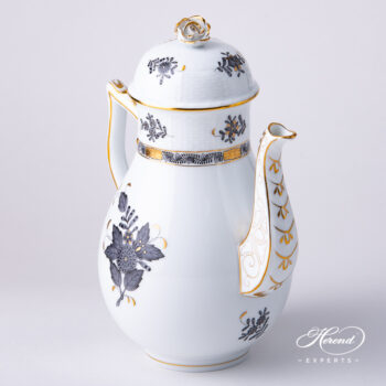 Herend Apponyi coffee pot black 612-0-09 ANG