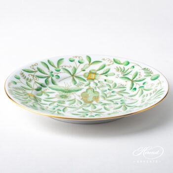 Herend Dessert plate Jardin Zoologique Green 2520-0-00 ZOVA