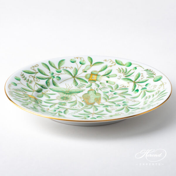 Herend Dessert plate Jardin Zoologique Green 2520-0-00 ZOVA