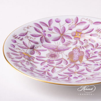 Herend Dessert plate Jardin Zoologique Lilac 2520-0-00 ZOLA