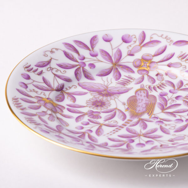 Herend Dessert plate Jardin Zoologique Lilac 2520-0-00 ZOLA
